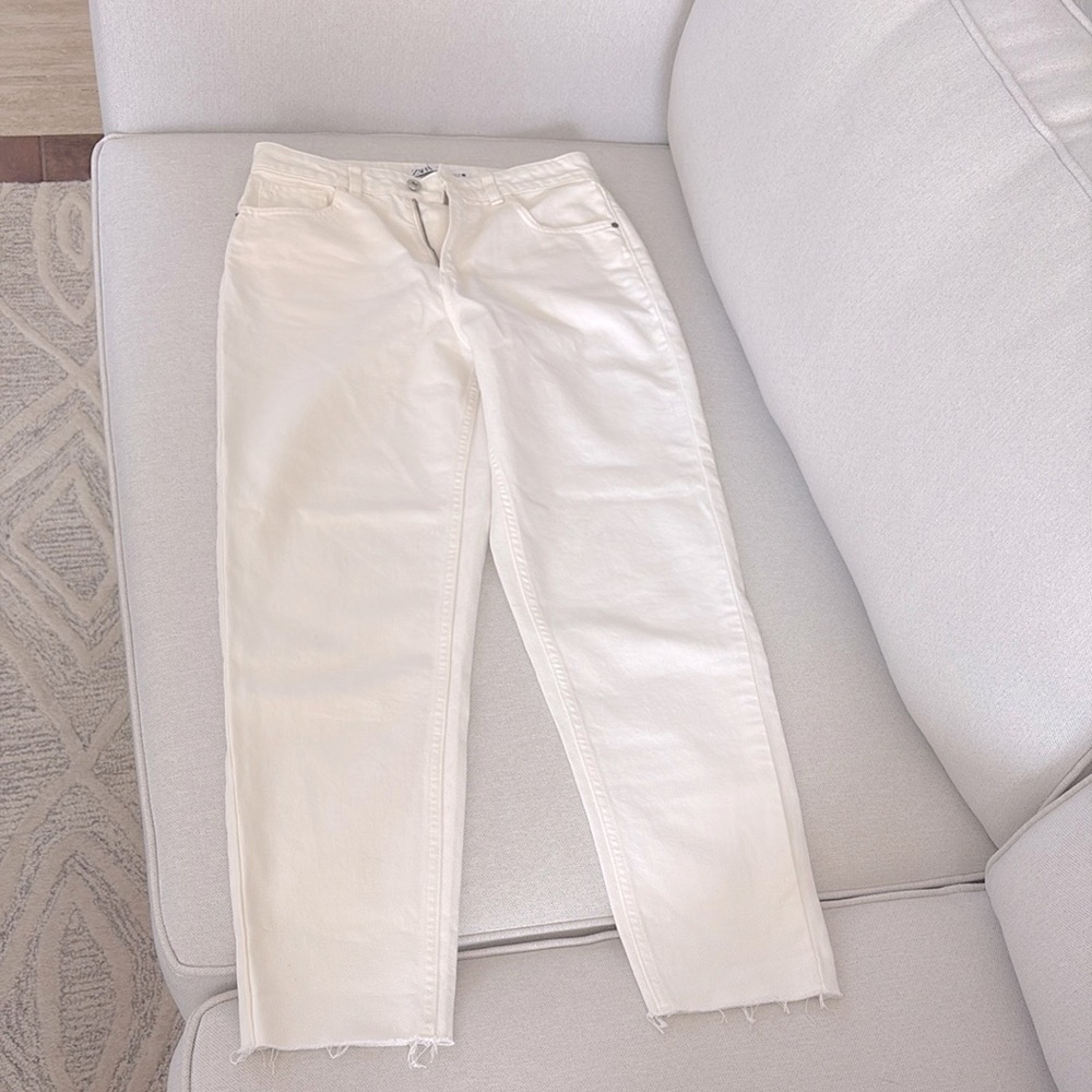 Zara white jeans